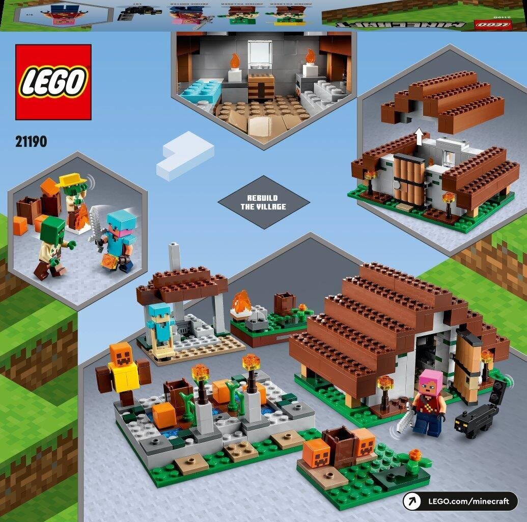 21190 LEGO® Minecraft™ Заброшенная деревня цена | 220.lv