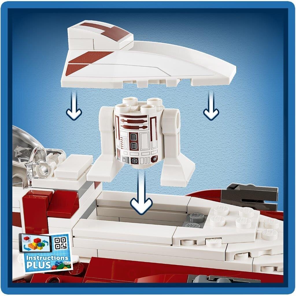 75333 LEGO® Star Wars Obi-Wan Kenobi Kenobi džedu kosmosa kuģis cena un informācija | Konstruktori | 220.lv