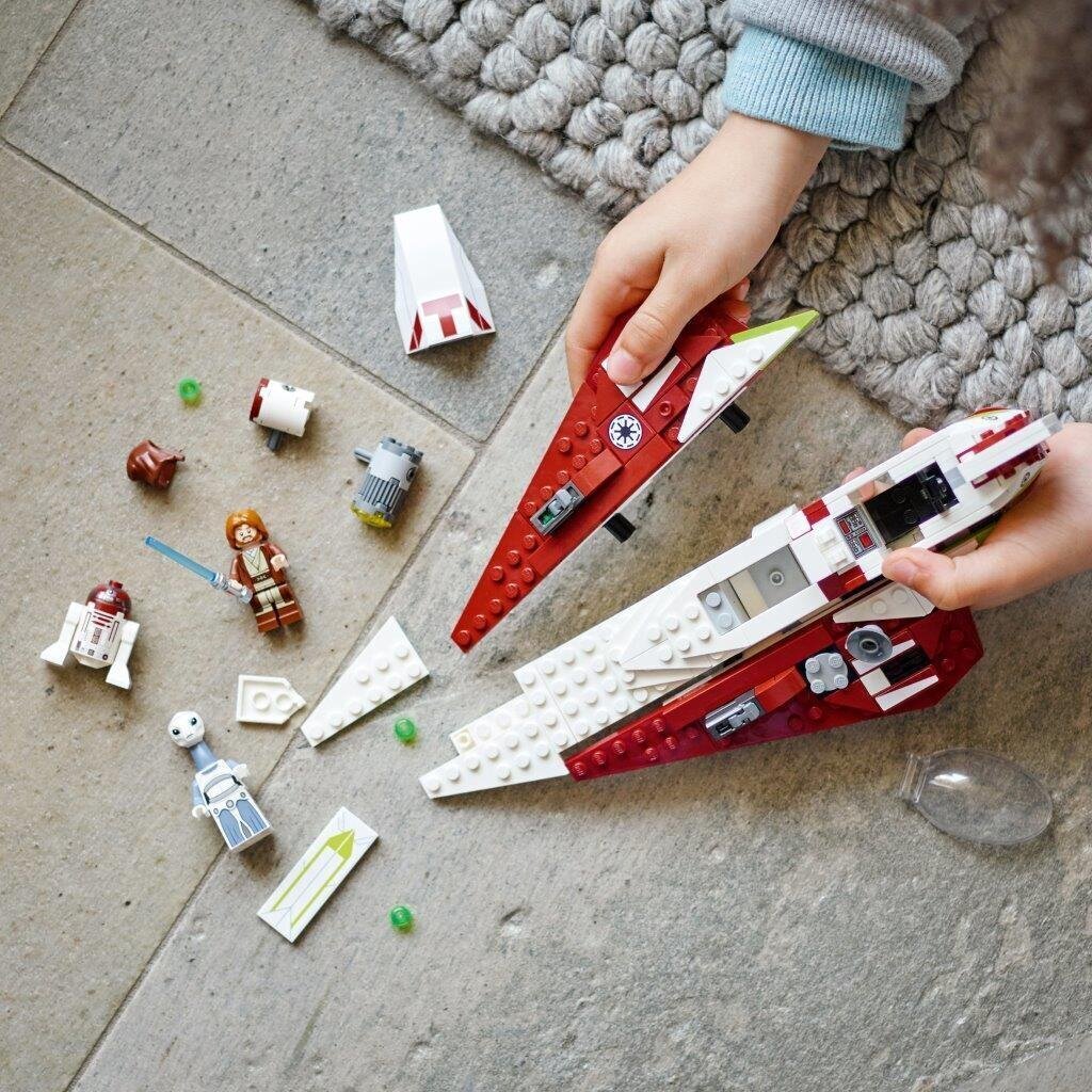 75333 LEGO® Star Wars Obi-Wan Kenobi Kenobi džedu kosmosa kuģis cena un informācija | Konstruktori | 220.lv