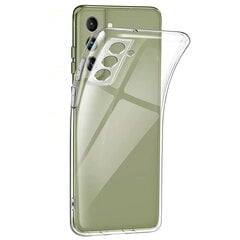 TakeMe "Clear" sērijas Caurspīdīgs 2mm plāns aizmugures maks priekš Samsung Galaxy S21FE (G990B) цена и информация | Чехлы для телефонов | 220.lv