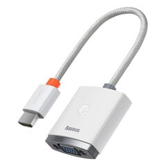 Baseus Lite Series HDMI uz VGA adapteris, bez audio (balts) cena un informācija | Adapteri un USB centrmezgli | 220.lv