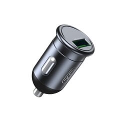 XO car charger CC46 QC 3.0 18W 1x USB gray cena un informācija | Auto 12V el. piederumi | 220.lv