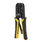 Deli Tools EDL4971 Ethernet Connector Crimping Pliers, 4/6/8P, RJ45/RJ14/RJ12/RJ9 cena un informācija | Rokas instrumenti | 220.lv