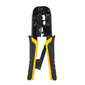 Deli Tools EDL4971 Ethernet Connector Crimping Pliers, 4/6/8P, RJ45/RJ14/RJ12/RJ9 cena un informācija | Rokas instrumenti | 220.lv