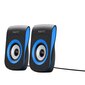 HAVIT computer speakers 2.0 HV-SK599 black-blue cena un informācija | Skaļruņi | 220.lv