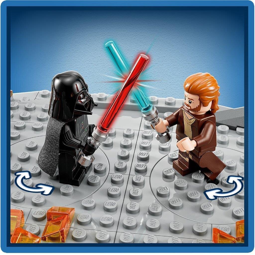 75334 LEGO® Star Wars Obi-Wan Kenob pret Darth Vader cena un informācija | Konstruktori | 220.lv