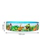 Bestway 55022 Fill'N Fun airēšanas baseins Dino 183 x 38 cm 9872 cena un informācija | Baseini | 220.lv