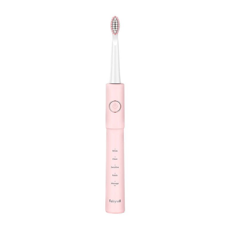 FairyWill Sonic toothbrush with head set and case FW-E11 (pink) cena un informācija | Elektriskās zobu birstes | 220.lv