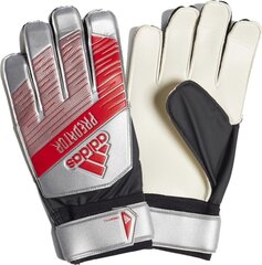 Вратарские перчатки ADIDAS PREDATOR TOP TRAINING DY2606 9 размер, серебряные, черные цена и информация | Перчатки вратаря | 220.lv