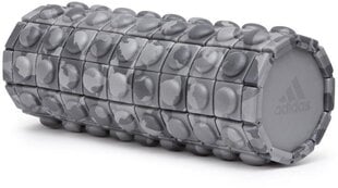 Masāžas rullītis Adidas Grey Camo 33 cm cena un informācija | Masāžas piederumi | 220.lv