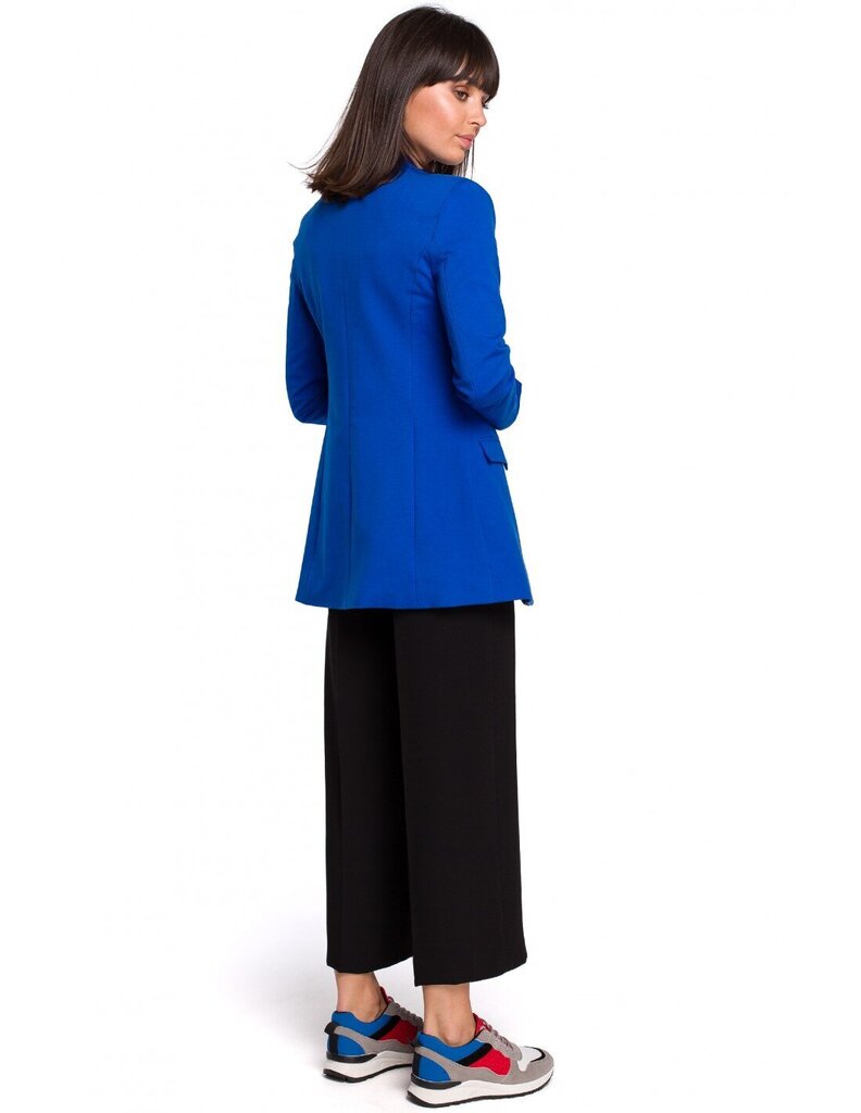 B102 Trikotāžas jaka bez aizdares - rudzupuķu zila cena un informācija | Žaketes sievietēm | 220.lv