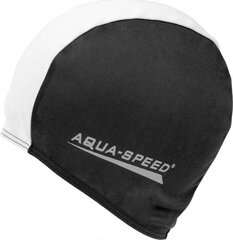 Шапочка для плавания Aqua-Speed 57 091, полиэстер, чёрный цена и информация | Шапочки для плавания | 220.lv