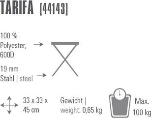 Krēsls-statīvs High Peak Tarifa cena un informācija |  Tūrisma mēbeles | 220.lv