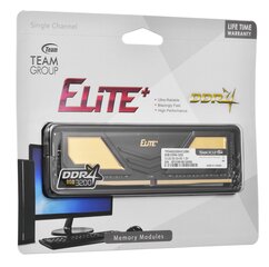 Team Group ELITE PLUS TPD48G3200HC2201 memory module 8 GB 1 x 8 GB DDR4 3200 MHz cena un informācija | Operatīvā atmiņa (RAM) | 220.lv