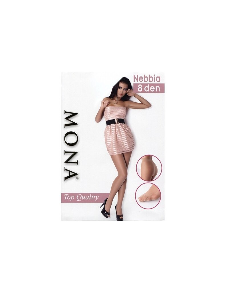 MONA - Nebbia Stockings, 10 Den, naturale