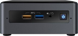 Intel NUC BOXNUC7CJYH PC/workstation barebone UCFF Black BGA 1090 J4005 2 GHz cena un informācija | Stacionārie datori | 220.lv