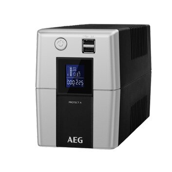 AEG UPS UPS Protect A 500 LCD 500 VA, 300 W, 170 - 280 V цена и информация | UPS- Nepārtrauktās barošanas bloki | 220.lv