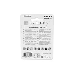 Elementi Techly LR06 AA 4 gab cena un informācija | Techly Mājai un remontam | 220.lv