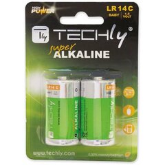 Elementi Techly LR14 C 2 gab cena un informācija | Baterijas | 220.lv