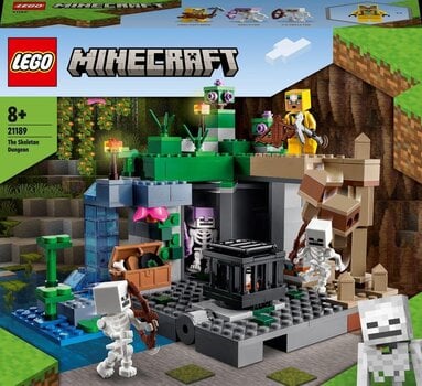 21189 LEGO® Minecraft Skeletu pazeme cena un informācija | Konstruktori | 220.lv