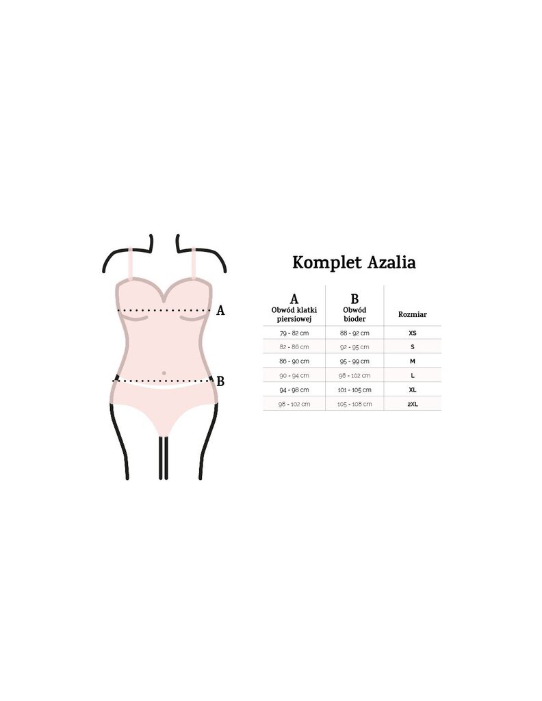 Acālijas komplekts cena un informācija | Naktskrekli, pidžamas | 220.lv