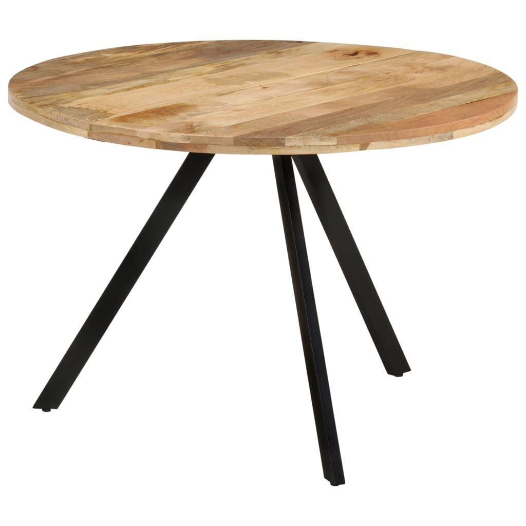 vidaXL virtuves galds, 110x75 cm, mango masīvkoks cena un informācija | Virtuves galdi, ēdamgaldi | 220.lv