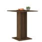 vidaXL bistro galds, ozolkoka krāsa, 60x60x75 cm, inženierijas koks cena un informācija | Virtuves galdi, ēdamgaldi | 220.lv