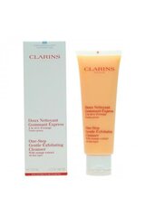 Skrubējošs sejas mazgāšanas līdzeklis Clarins One Step Gentle Exfoliating 125 ml cena un informācija | Sejas ādas kopšana | 220.lv