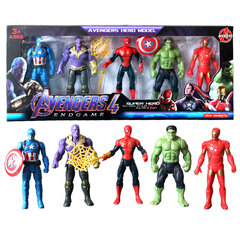 Atriebēju varoņu figūras - AVENGERS SPIDERMAN, HULK, IRON MAN, THANOS цена и информация | Игрушки для мальчиков | 220.lv