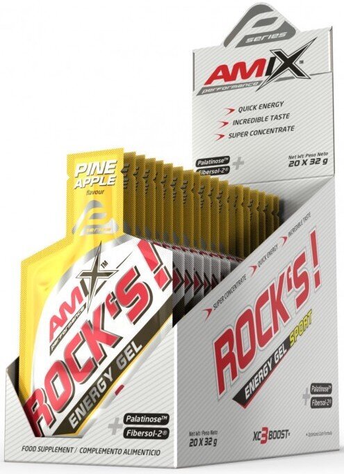 Amix Nutrition Rock's Gel 32 g, ananāss cena un informācija | Vitamīni, preparāti, uztura bagātinātāji labsajūtai | 220.lv