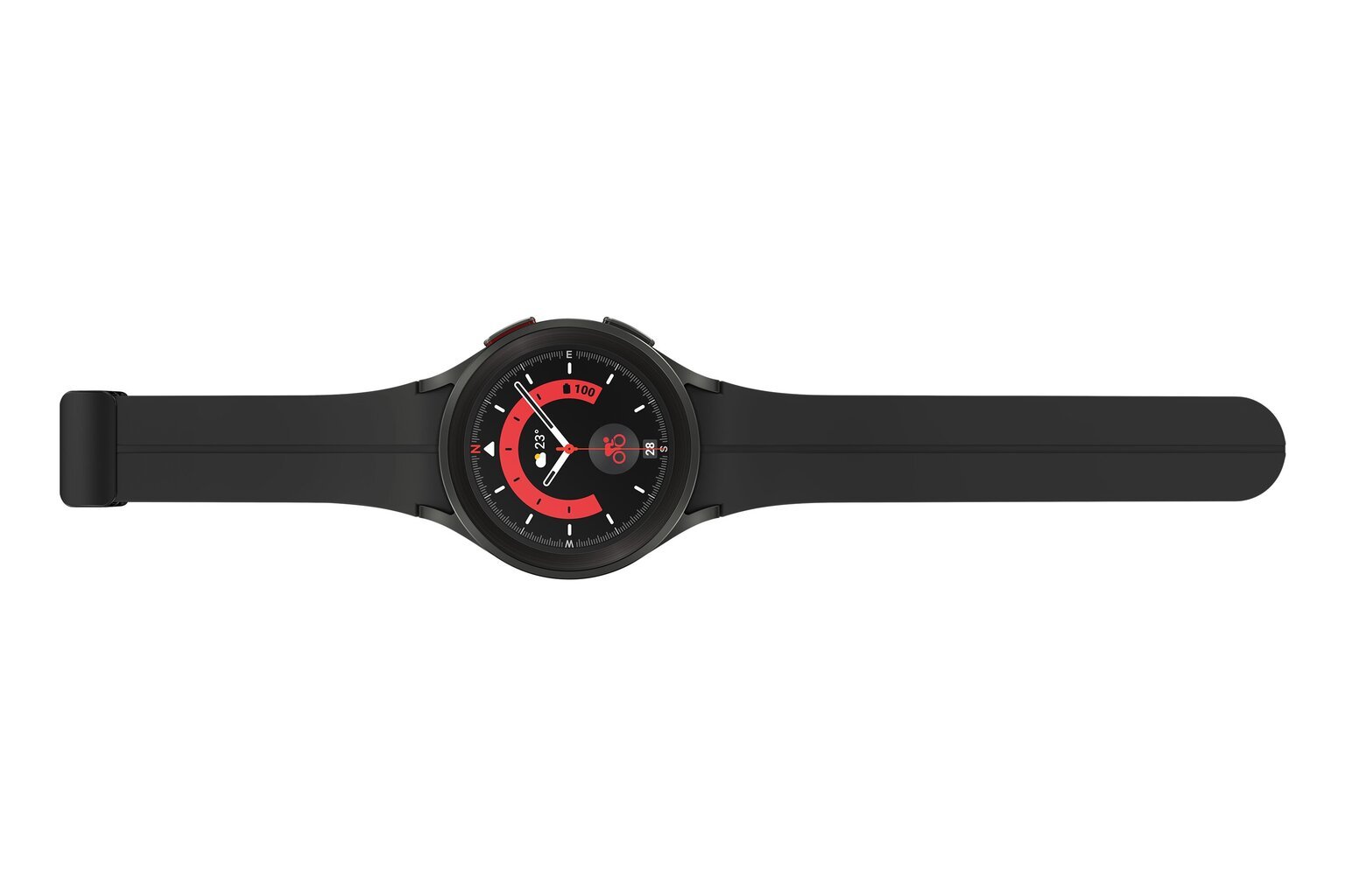 Samsung Galaxy Watch 5 Pro (LTE,45mm), Black Titanium SM-R925FZKAEUE cena un informācija | Viedpulksteņi (smartwatch) | 220.lv