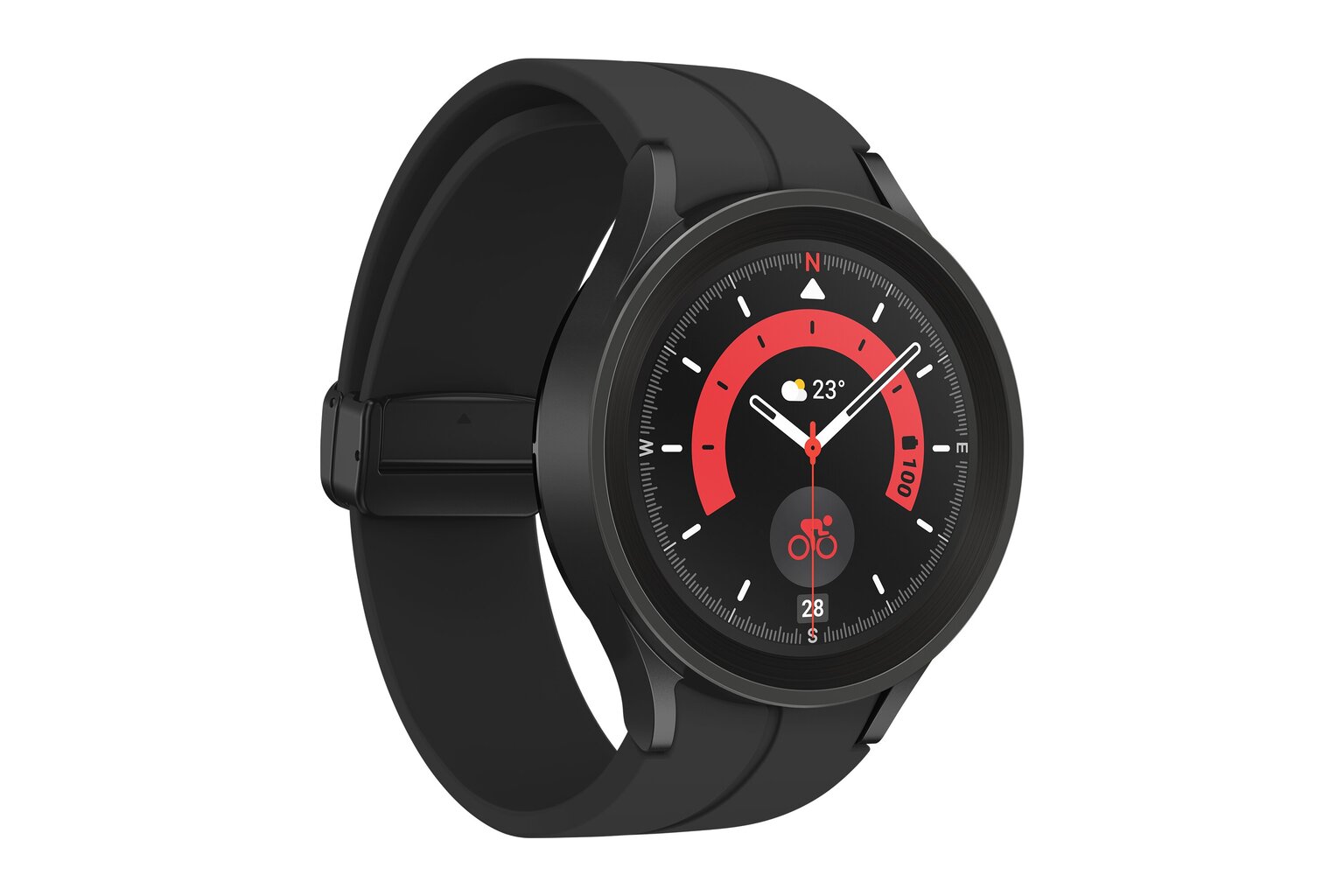 Samsung Galaxy Watch5 Pro SM-R925F Black Titanium cena un informācija | Viedpulksteņi (smartwatch) | 220.lv