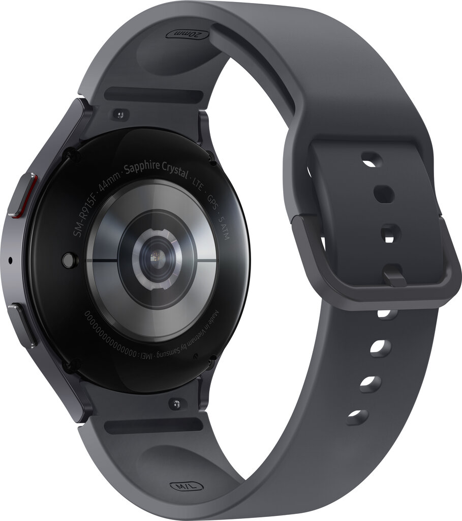 Samsung Galaxy Watch 5 (LTE,44mm), Graphite SM-R915FZAAEUE cena un informācija | Viedpulksteņi (smartwatch) | 220.lv