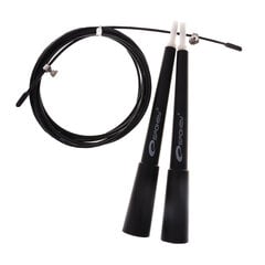 Скакалка Spokey Crossfit 300 см, черная цена и информация | Скакалка Tunturi Pro Adjustable Speed Rope | 220.lv