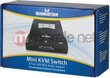 KVM slēdzis Manhattan 2 portu KVM VGA / USB 2x1 slēdzis ar 3,5 mm audio atbalstu cena un informācija | Komutatori (Switch) | 220.lv