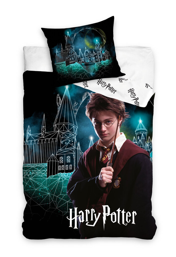 Gultas veļas komplekts Harry Potter, 140x200 + 60x70, 2 daļu cena un informācija | Bērnu gultas veļa | 220.lv
