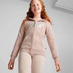 Детская спортивная кофта Puma Essentials 672113*47, розовая цена и информация | Свитеры, жилетки, пиджаки для девочек | 220.lv