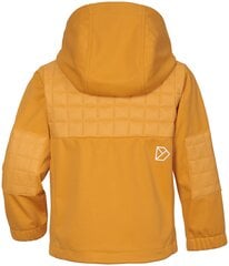 Didriksons bērnu softshell jaka Briska 504016*529, kollane 7333371009468 cena un informācija | Jakas, džemperi, žaketes, vestes meitenēm | 220.lv