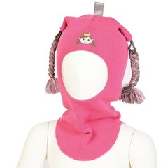 Шапка-шлем для девочек Kivat 478*28, ярко-розовый цена и информация | Шапки, перчатки, шарфы для девочек | 220.lv