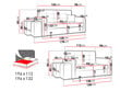 Mīksto mēbeļu komplekts CLIVIA HOME II + III-Enjoy 24 цена и информация | Dīvānu komplekti | 220.lv