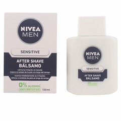 After Shave Nivea Men Sensitive 0% спирт (100 ml) цена и информация | Косметика и средства для бритья | 220.lv