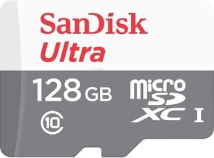 Карта памяти SanDisk, SDXC 128GB UHS-I/SDSQUNR-128G-GN3MN цена и информация | Карты памяти для телефонов | 220.lv