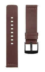 Tactical 308 Leather Band 22mm Brown цена и информация | Аксессуары для смарт-часов и браслетов | 220.lv