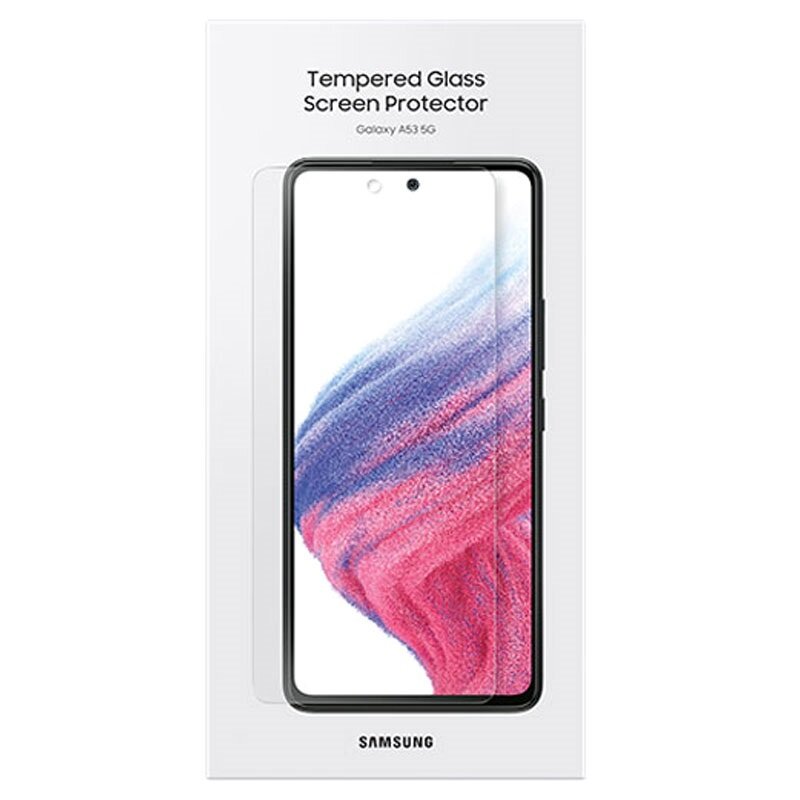 Samsung A53 5G rūdīta stikla aizsargstikls caurspīdīgs ET-FA536TTEGWW cena un informācija | Ekrāna aizsargstikli | 220.lv