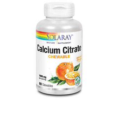 Таблетки Solaray Calcium Citrate (60 шт) цена и информация | Витамины, пищевые добавки, анти-паразит продукты для собак | 220.lv