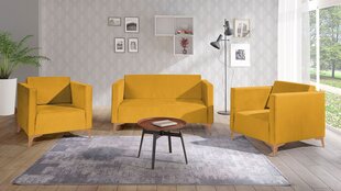 Комплект мягкой мебели DENIM 2-1-1-Solo 257-dąb цена и информация | Комплекты мягкой мебели | 220.lv