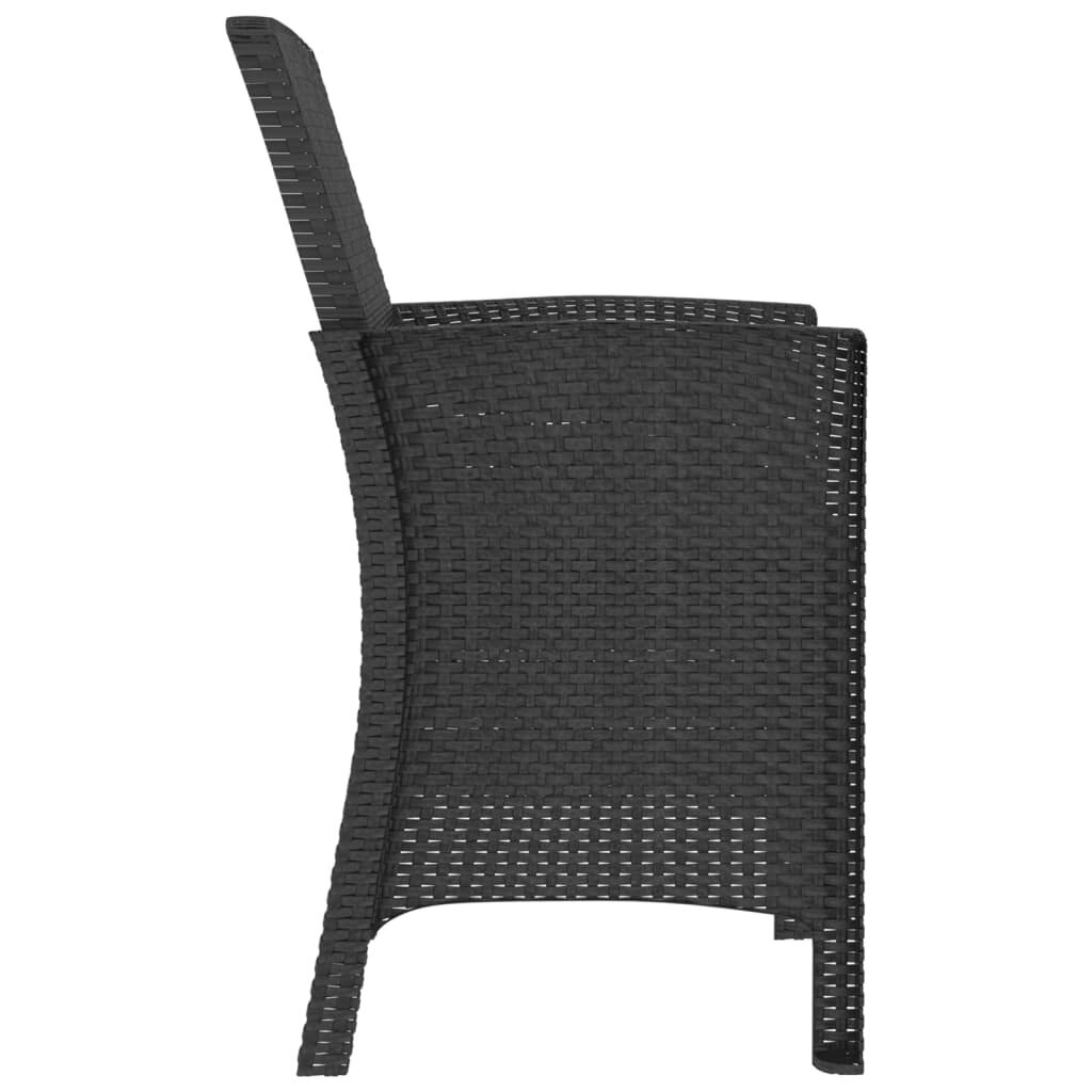 Dārza krēsls ar spilvenu, pelēks цена и информация | Dārza krēsli | 220.lv