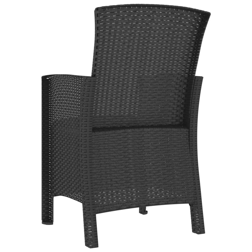 Dārza krēsls ar spilvenu, 2 gab. цена и информация | Dārza krēsli | 220.lv
