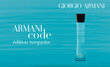 Armani Code Turquoise For Women EDT sievietēm 75 ml цена и информация | Sieviešu smaržas | 220.lv