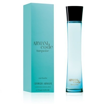 Armani Code Turquoise For Women EDT sievietēm 75 ml цена и информация | Sieviešu smaržas | 220.lv